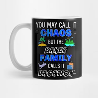 Funny Baker Family Vacation Trip Matching Traveling Fun Mug